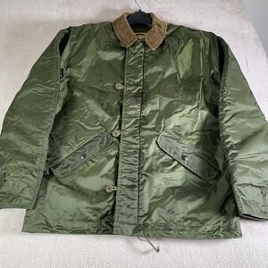 Vintage Alpha Industries Jacket Mens Medium Extreme Cold Weather Military 80s